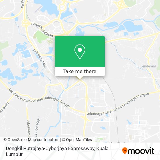Peta Dengkil Putrajaya-Cyberjaya Expressway