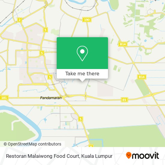 Restoran Malaiwong Food Court map