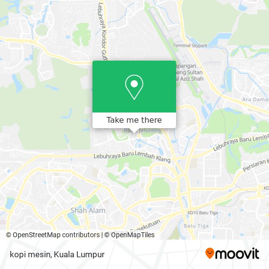 kopi mesin map