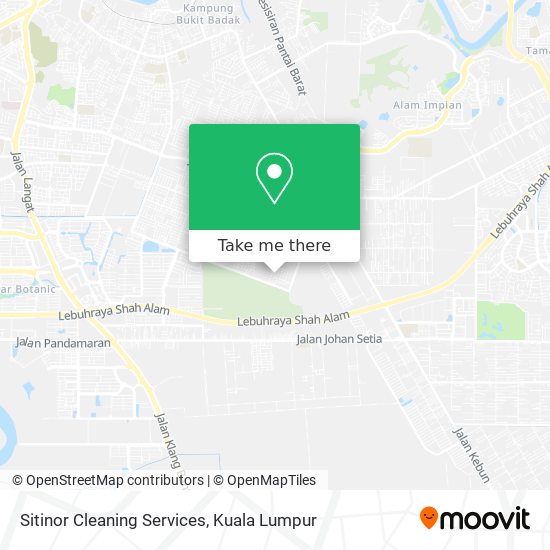 Sitinor Cleaning Services map