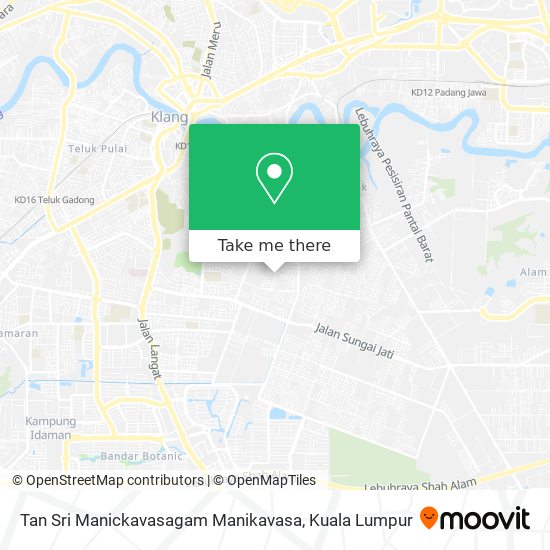 Tan Sri Manickavasagam Manikavasa map