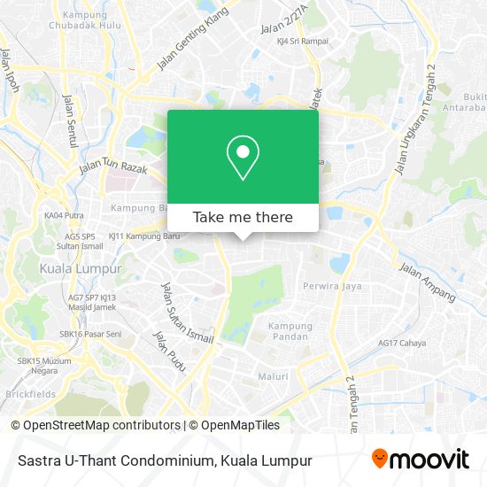 Sastra U-Thant Condominium map