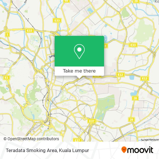 Peta Teradata Smoking Area