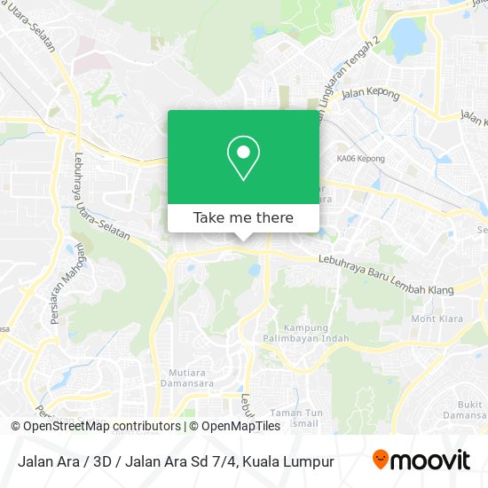 Jalan Ara / 3D / Jalan Ara Sd 7 / 4 map