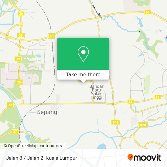 Jalan 3 / Jalan 2 map