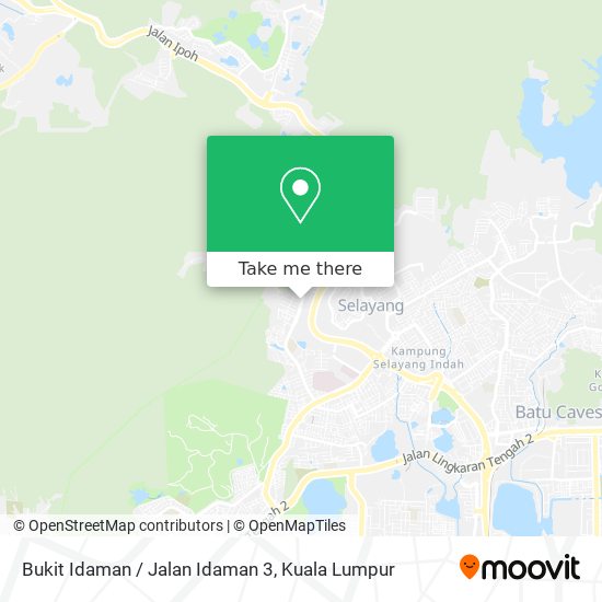 Peta Bukit Idaman / Jalan Idaman 3