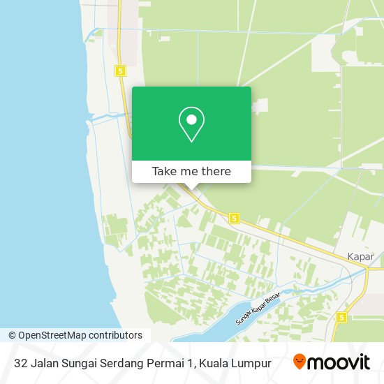 32 Jalan Sungai Serdang Permai 1 map