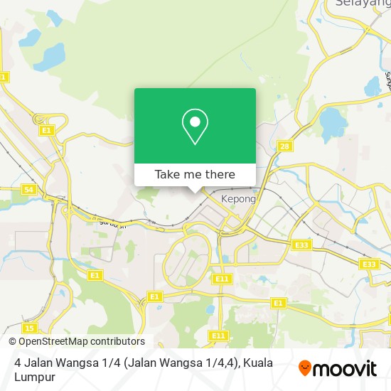 4 Jalan Wangsa 1 / 4 map