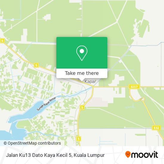 Jalan Ku13 Dato Kaya Kecil 5 map