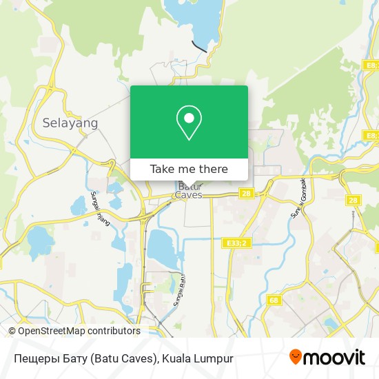 Пещеры Бату (Batu Caves) map