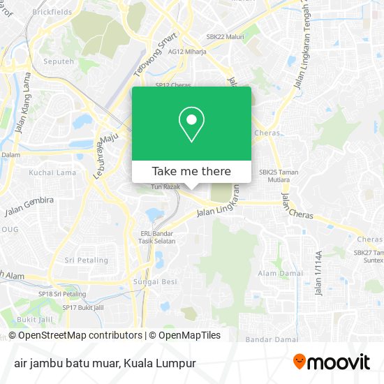 Peta air jambu batu muar