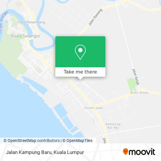 Peta Jalan Kampung Baru