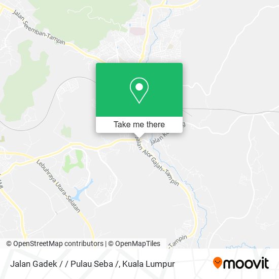 Jalan Gadek / / Pulau Seba / map