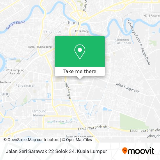 Jalan Seri Sarawak 22 Solok 34 map