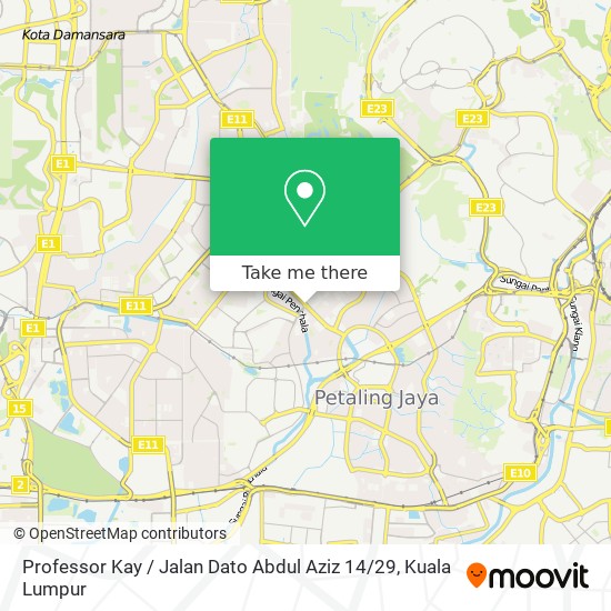 Professor Kay / Jalan Dato Abdul Aziz 14 / 29 map