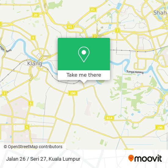 Jalan 26 / Seri 27 map