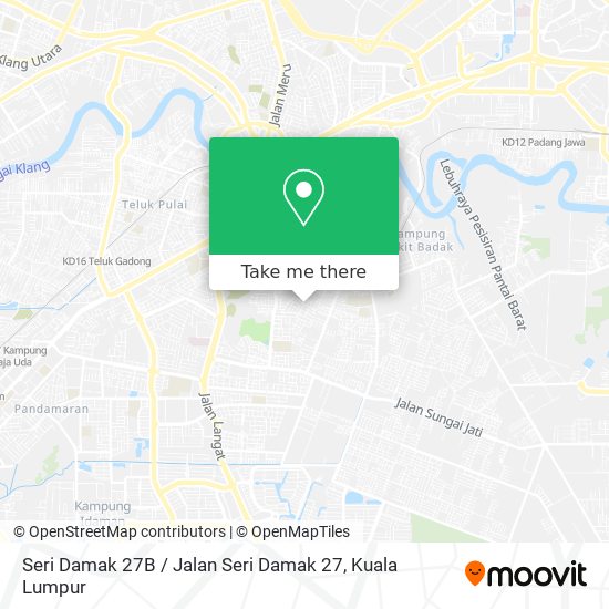 Peta Seri Damak 27B / Jalan Seri Damak 27