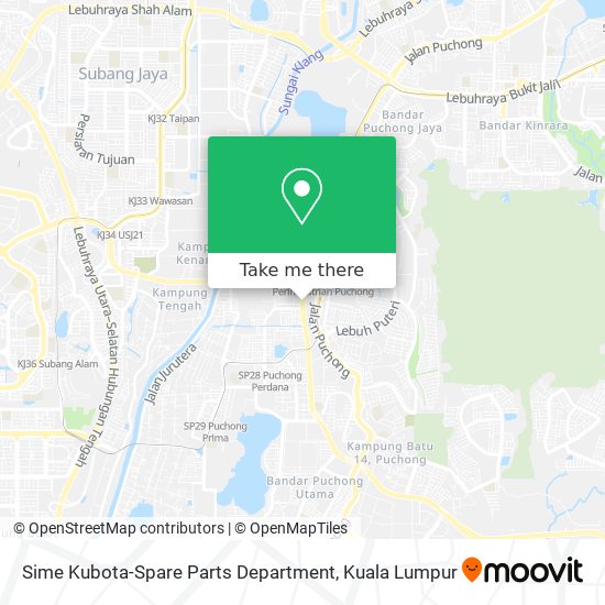 Sime Kubota-Spare Parts Department map