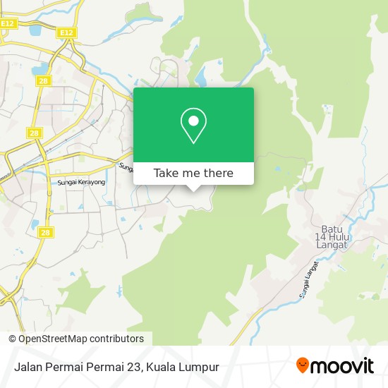 Jalan Permai Permai 23 map