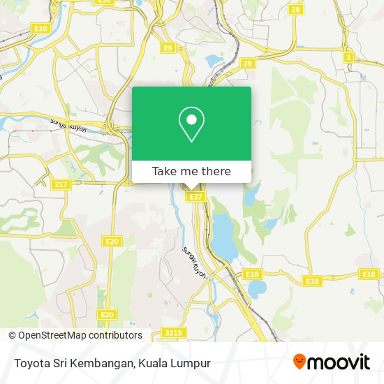 Toyota Sri Kembangan map