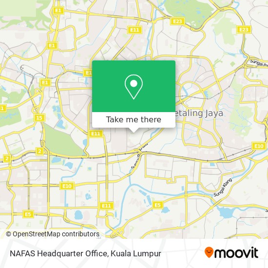 NAFAS Headquarter Office map