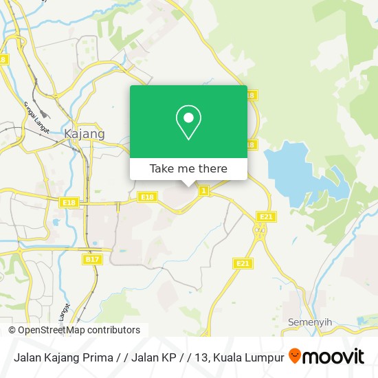 Peta Jalan Kajang Prima / / Jalan KP / / 13