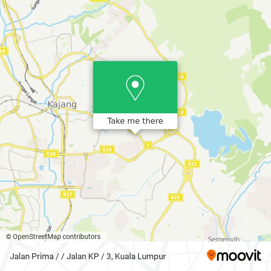 Jalan Prima / / Jalan KP / 3 map