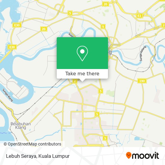 Lebuh Seraya map