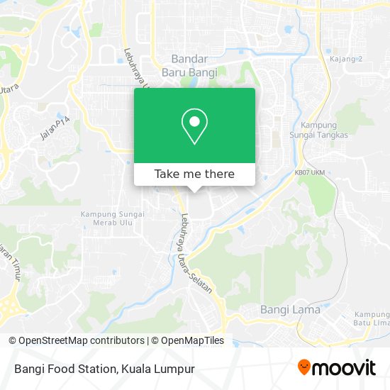 Bangi Food Station map