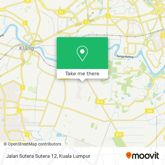 Jalan Sutera Sutera 12 map