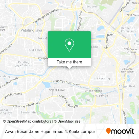 Awan Besar Jalan Hujan Emas 4 map