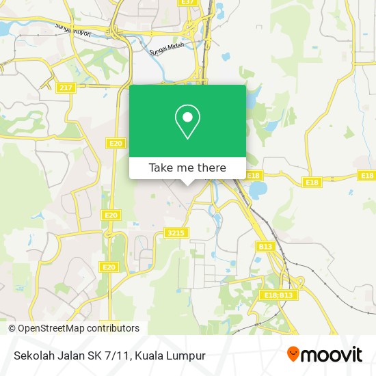 Sekolah Jalan SK 7/11 map