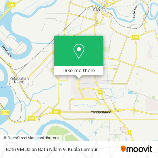 Peta Batu 9M Jalan Batu Nilam 9