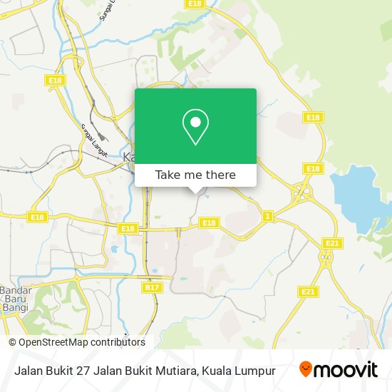 Jalan Bukit 27 Jalan Bukit Mutiara map