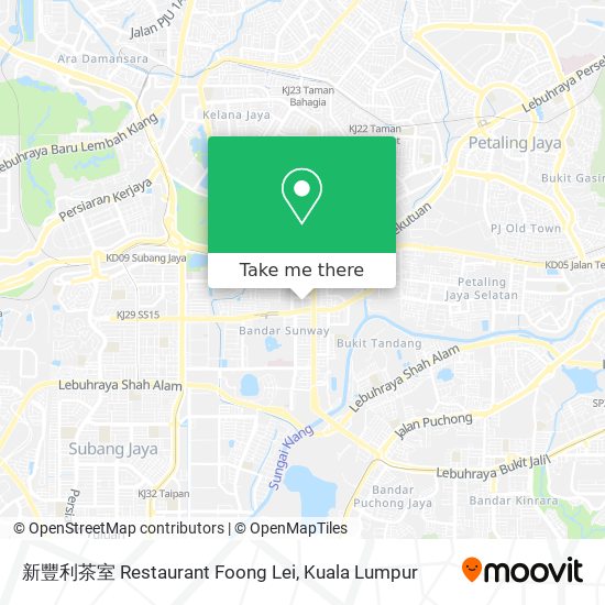 新豐利茶室 Restaurant Foong Lei map