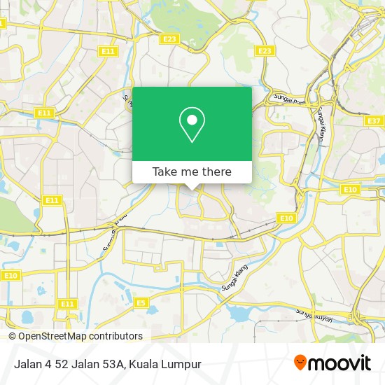 Peta Jalan 4 52 Jalan 53A