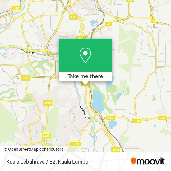 Kuala Lebuhraya / E2 map