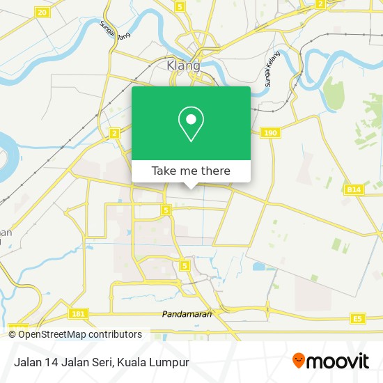 Jalan 14 Jalan Seri map