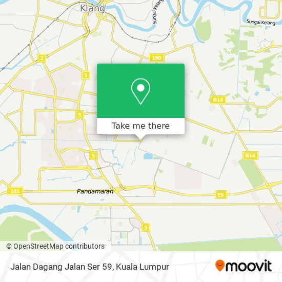 Jalan Dagang Jalan Ser 59 map