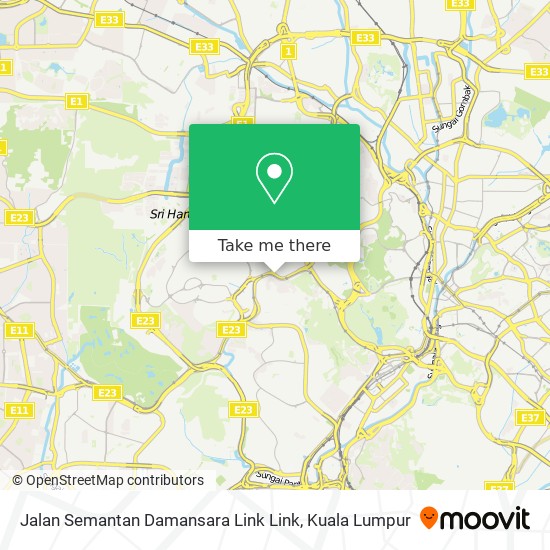 Jalan Semantan Damansara Link Link map