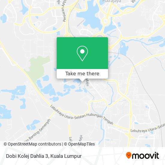 Dobi Kolej Dahlia 3 map