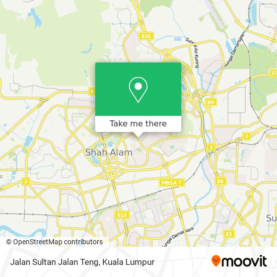 Jalan Sultan Jalan Teng map