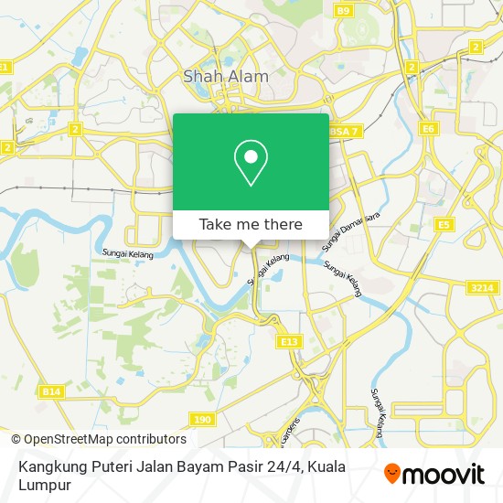 Kangkung Puteri Jalan Bayam Pasir 24 / 4 map