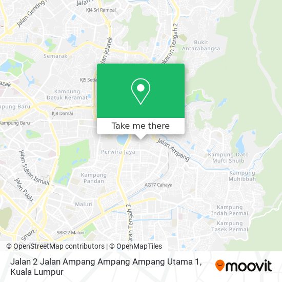 Jalan 2 Jalan Ampang Ampang Ampang Utama 1 map