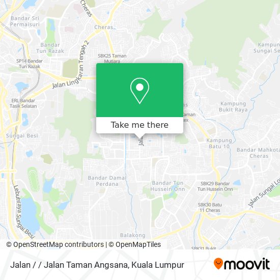 Peta Jalan / / Jalan Taman Angsana