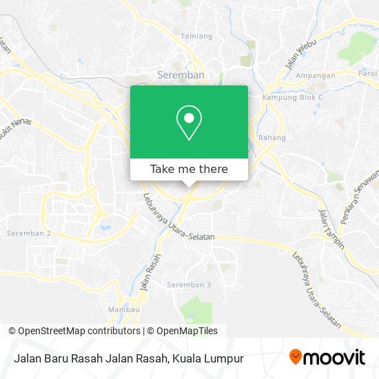 Jalan Baru Rasah Jalan Rasah map
