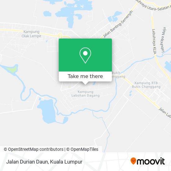 Jalan Durian Daun map