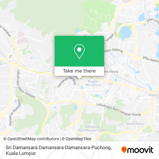 Peta Sri Damansara Damansara-Damansara-Puchong