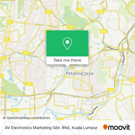 AV Electronics Marketing Sdn. Bhd. map