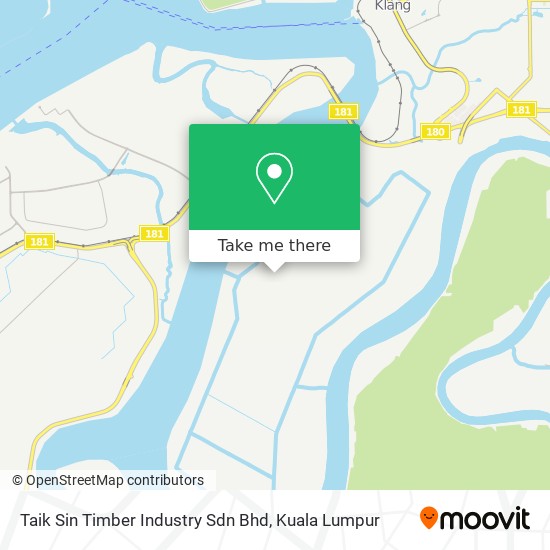 Peta Taik Sin Timber Industry Sdn Bhd
